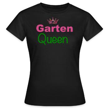 Garden queen gardener Mother's Day Garden Easter Pink - Women's T-Shirt - black - Front - AI Model Female 172 dark (172cm)