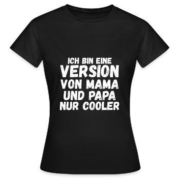 Fils Fils Fils - T-shirt Femme - noir - Devant - AI Model Female 172 dark (172cm)