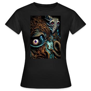 Instant II - T-shirt Femme - noir - Devant - AI Model Female 172 dark (172cm)