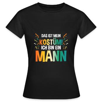 Carnaval de Jecken Carnaval - T-shirt Femme - noir - Devant - AI Model Female 172 dark (172cm)