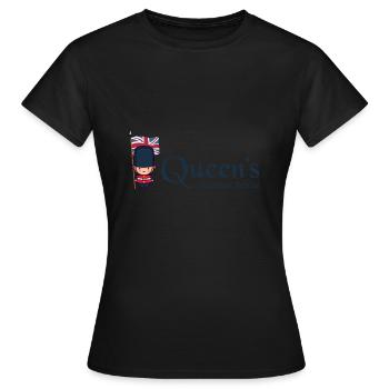 Jubilé de platine de la monarchie du soldat britannique - T-shirt Femme - noir - Devant - AI Model Female 172 dark (172cm)