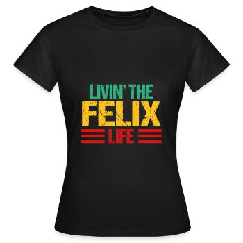Felix - T-shirt Femme - noir - Devant - AI Model Female 172 dark (172cm)