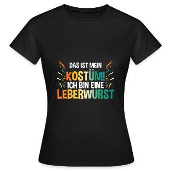 Carnaval de Jecken Carnaval - T-shirt Femme - noir - Devant - AI Model Female 172 dark (172cm)