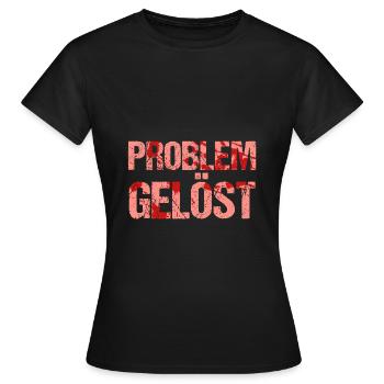 Costume d’Halloween Taché de Sang - T-shirt Femme - noir - Devant - AI Model Female 172 dark (172cm)