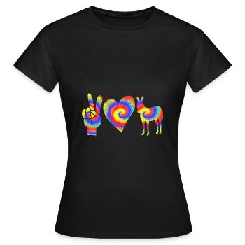 Donkey - Women's T-Shirt - black - Front - AI Model Female 172 dark (172cm)