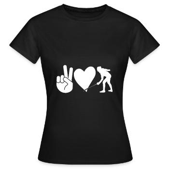 Fechter Fechten - Frauen T-Shirt - Schwarz - Vorne - AI Model Female 172 dark (172cm)