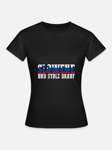 Slowenen Slowenien - Frauen T-Shirt - Schwarz