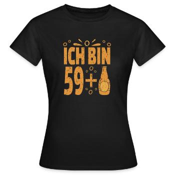60. Geburtstag - 60 Jahre alt - Frauen T-Shirt - Schwarz - Vorne - AI Model Female 172 dark (172cm)