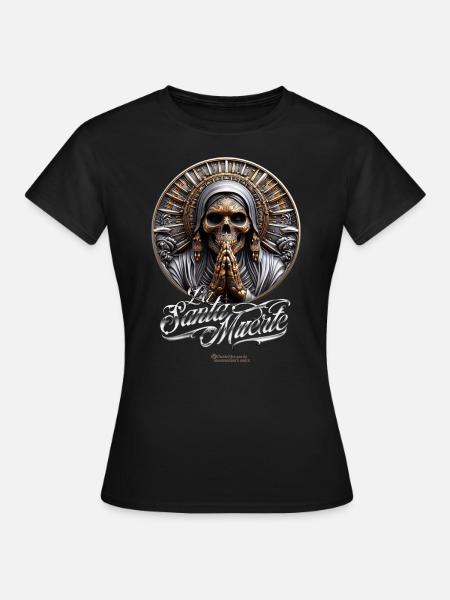 La Santa Muerte - Koszulka damska - czarny