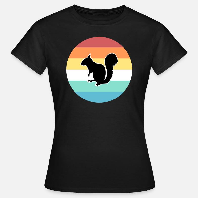 squirrel - Women's T-Shirt - black