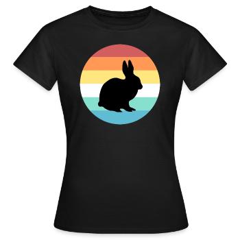 lièvre - T-shirt Femme - noir - Devant - AI Model Female 172 dark (172cm)