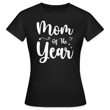 Maman de l’année Fête des mères Maman Maman Femmes - T-shirt Femme - noir - Devant - AI Model Female 172 dark (172cm)