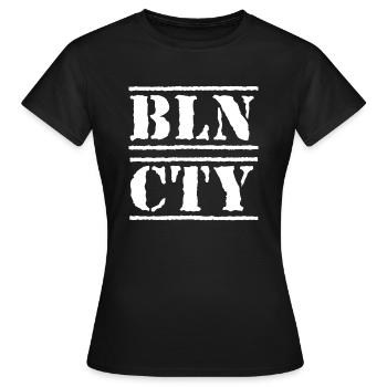 Berlin Souvenir Tourist Capital Metropolis BLN - Women's T-Shirt - black - Front - AI Model Female 172 dark (172cm)