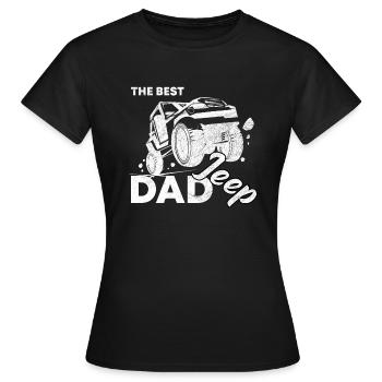 Père jeep - T-shirt Femme - noir - Devant - AI Model Female 172 dark (172cm)