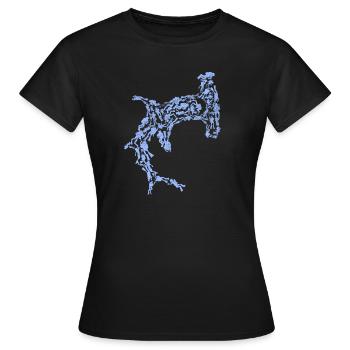 Hai Taucher - Frauen T-Shirt - Schwarz - Vorne - AI Model Female 172 dark (172cm)