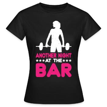 Une autre nuit au bar 3 - T-shirt Femme - noir - Devant - AI Model Female 172 dark (172cm)