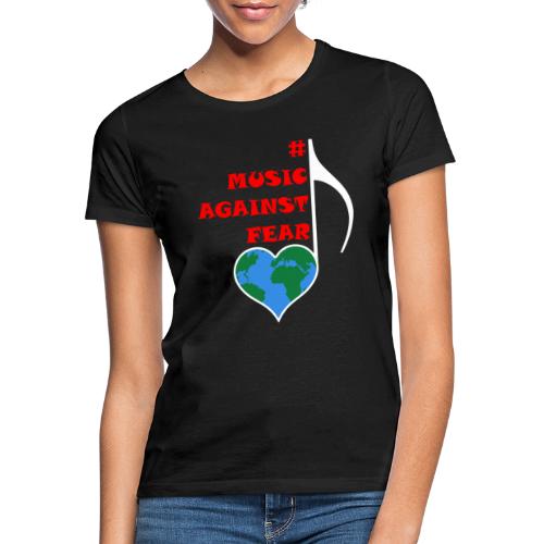 #MusicAgainstFear - Weiß - Frauen T-Shirt
