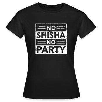 ^ Shisha - T-shirt Femme - noir - Devant - AI Model Female 172 dark (172cm)