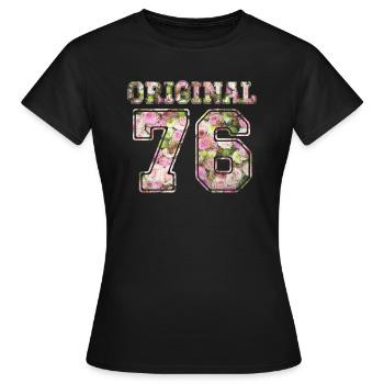 1976 Original 76 - Women's T-Shirt - black - Front - AI Model Female 172 dark (172cm)