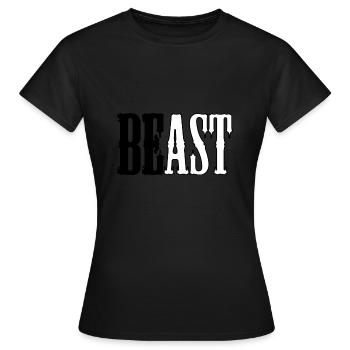 Beast - Frauen T-Shirt - Schwarz - Vorne - AI Model Female 172 dark (172cm)