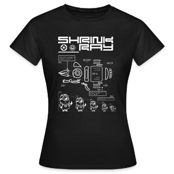 Minions Plan De Construction Pour Un Rétracteurs - T-shirt Femme - noir - Devant - AI Model Female 172 dark (172cm)