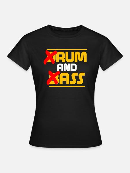 Drum and bass - Women's T-Shirt - black