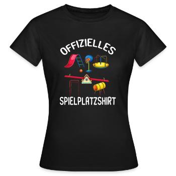 Erzieherin Kita Kindergärtnerin Kiga - Frauen T-Shirt - Schwarz - Vorne - AI Model Female 172 dark (172cm)