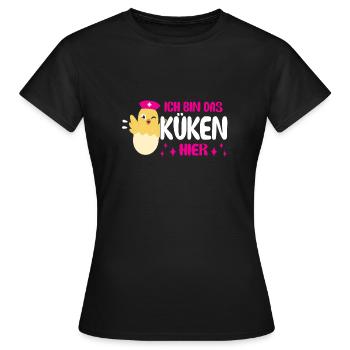 Pflegeküken Ausbildung Krankenschwester Pflegerin - Frauen T-Shirt - Schwarz - Vorne - AI Model Female 172 dark (172cm)