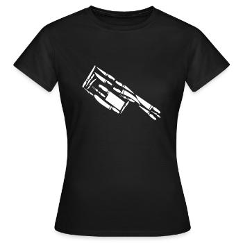 Butcher Heart Butcher Butcher Butcher’s Shop Fleischer - T-shirt Femme - noir - Devant - AI Model Female 172 dark (172cm)
