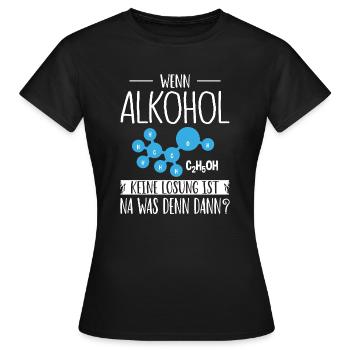 Chemielaborant Wahnsinniger Chemiker - Frauen T-Shirt - Schwarz - Vorne - AI Model Female 172 dark (172cm)