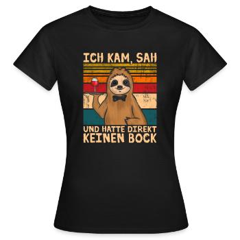 Kellner Bedienung - Frauen T-Shirt - Schwarz - Vorne - AI Model Female 172 dark (172cm)