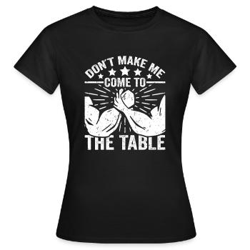 Bras de fer de fer - T-shirt Femme - noir - Devant - AI Model Female 172 dark (172cm)