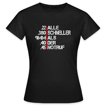Sportschießen Schießsport Sportschütze - Frauen T-Shirt - Schwarz - Vorne - AI Model Female 172 dark (172cm)