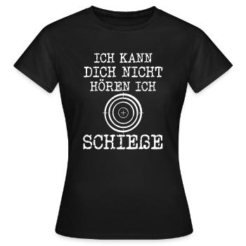 Tir sportif, tir sportif, tireurs sportifs - T-shirt Femme - noir - Devant - AI Model Female 172 dark (172cm)