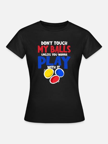 Jonglieren - Frauen T-Shirt - Schwarz