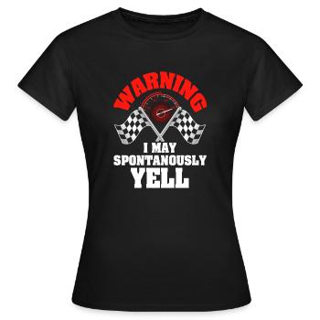 Pit crew Racing Pit Crew Granny - Women's T-Shirt - black - Front - AI Model Female 172 dark (172cm)