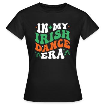Irish dancing irish dancer Ceili Reel Dance - Frauen T-Shirt - Schwarz - Vorne - AI Model Female 172 dark (172cm)