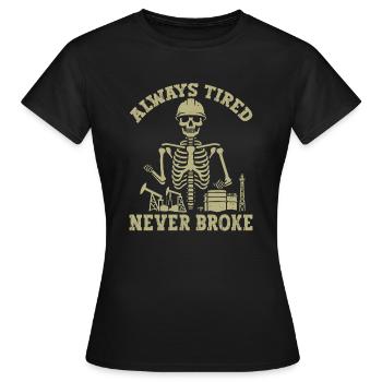 Oilfied Worker Oil rig worker - Frauen T-Shirt - Schwarz - Vorne - AI Model Female 172 dark (172cm)