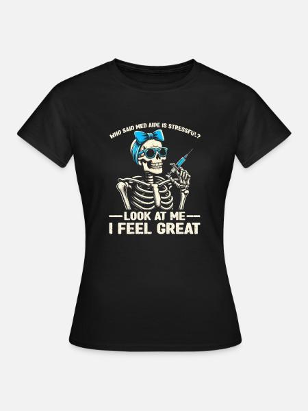 Medication Aide Med Aide - Frauen T-Shirt - Schwarz