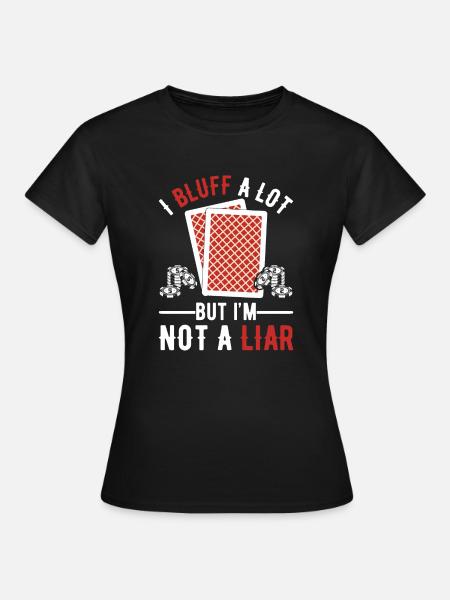 Poker - Frauen T-Shirt - Schwarz