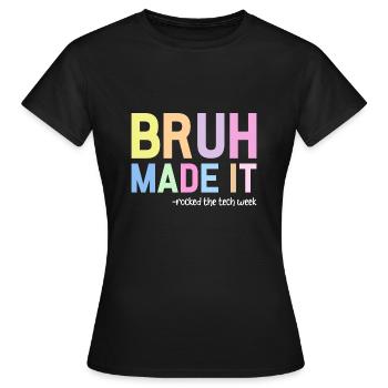Acteur de théâtre Actrice - T-shirt Femme - noir - Devant - AI Model Female 172 dark (172cm)
