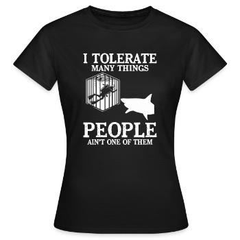 Marine biologist - Frauen T-Shirt - Schwarz - Vorne - AI Model Female 172 dark (172cm)