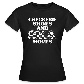 Ska dad ska music - Frauen T-Shirt - Schwarz - Vorne - AI Model Female 172 dark (172cm)