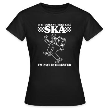 Ska dad ska music - Frauen T-Shirt - Schwarz - Vorne - AI Model Female 172 dark (172cm)