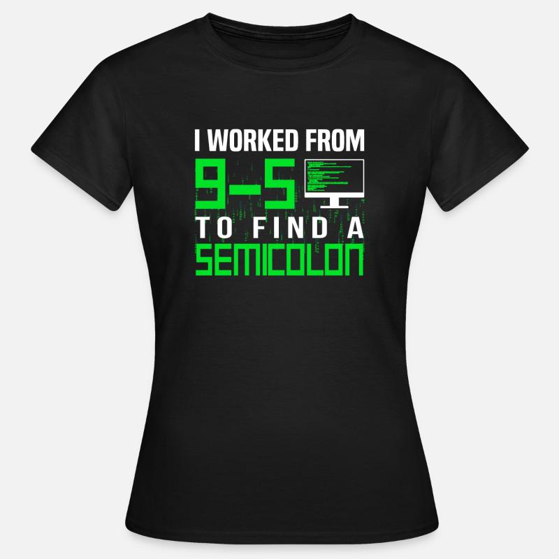 Programmer Developer Coding Coder - Frauen T-Shirt - Schwarz