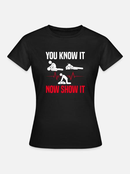 CPR Instructor - Frauen T-Shirt - Schwarz