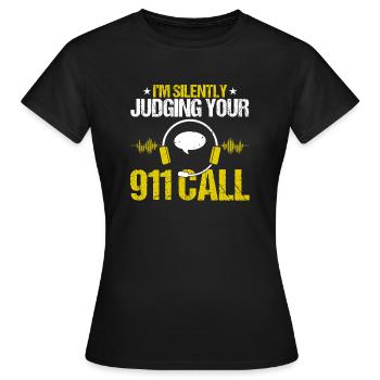 Dispatch Operator - Frauen T-Shirt - Schwarz - Vorne - AI Model Female 172 dark (172cm)
