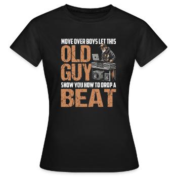 DJ EDM disc jockey - Frauen T-Shirt - Schwarz - Vorne - AI Model Female 172 dark (172cm)