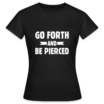 Perceur corporel - T-shirt Femme - noir - Devant - AI Model Female 172 dark (172cm)
