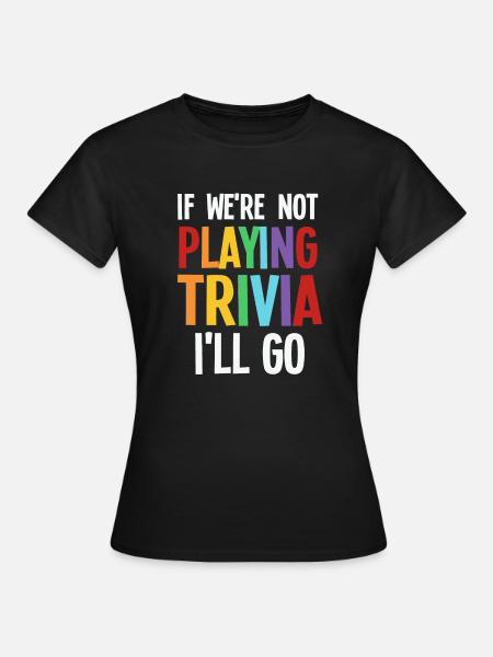 Trivia Night Host - Frauen T-Shirt - Schwarz